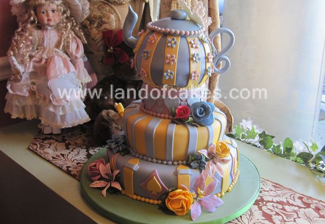Custom Teapot cake